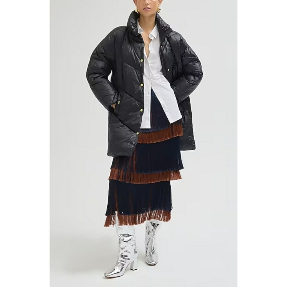 J.Crew Collection tiered fringe skirt - Picture 7 of 14